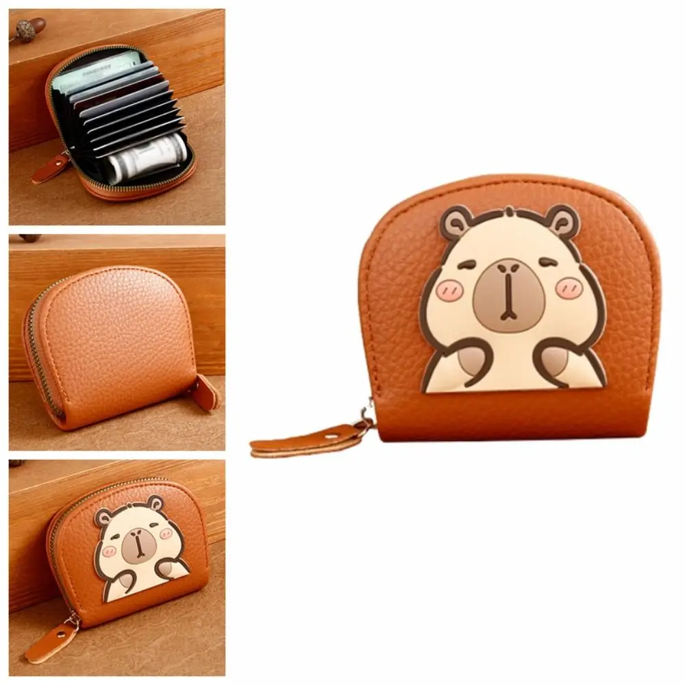 Unique Capybara Card Holder PU Leather Multi-Card Slot Mini Coin Purse Large Capacity Portable Card Storage Pouch Unisex
Unique Capybara Card Holder PU Leather Multi-Card Slot Mini Coin Purse Large Capacity Portable Card Storage Pouch Unisex