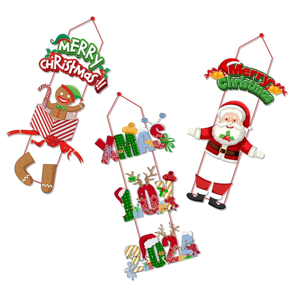 3pcs Christmas Door Hanging 2024 Gingerbread nament Christmas naments Festive Home Mall Xmas Decoration Pendant Holiday
3pcs Christmas Door Hanging 2024 Gingerbread nament Christmas naments Festive Home Mall Xmas Decoration Pendant Holiday
