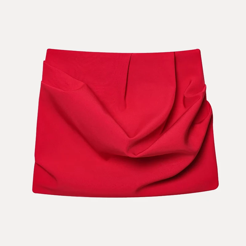 Весна 2024, плиссированная юбка с высокой талией, модная юбка трапециевидной формы Ele Street Sle, однотонное полиэфирное волокно
Весна 2024, плиссированная юбка с высокой талией, модная юбка трапециевидной формы Ele Street Sle, однотонное полиэфирное волокно