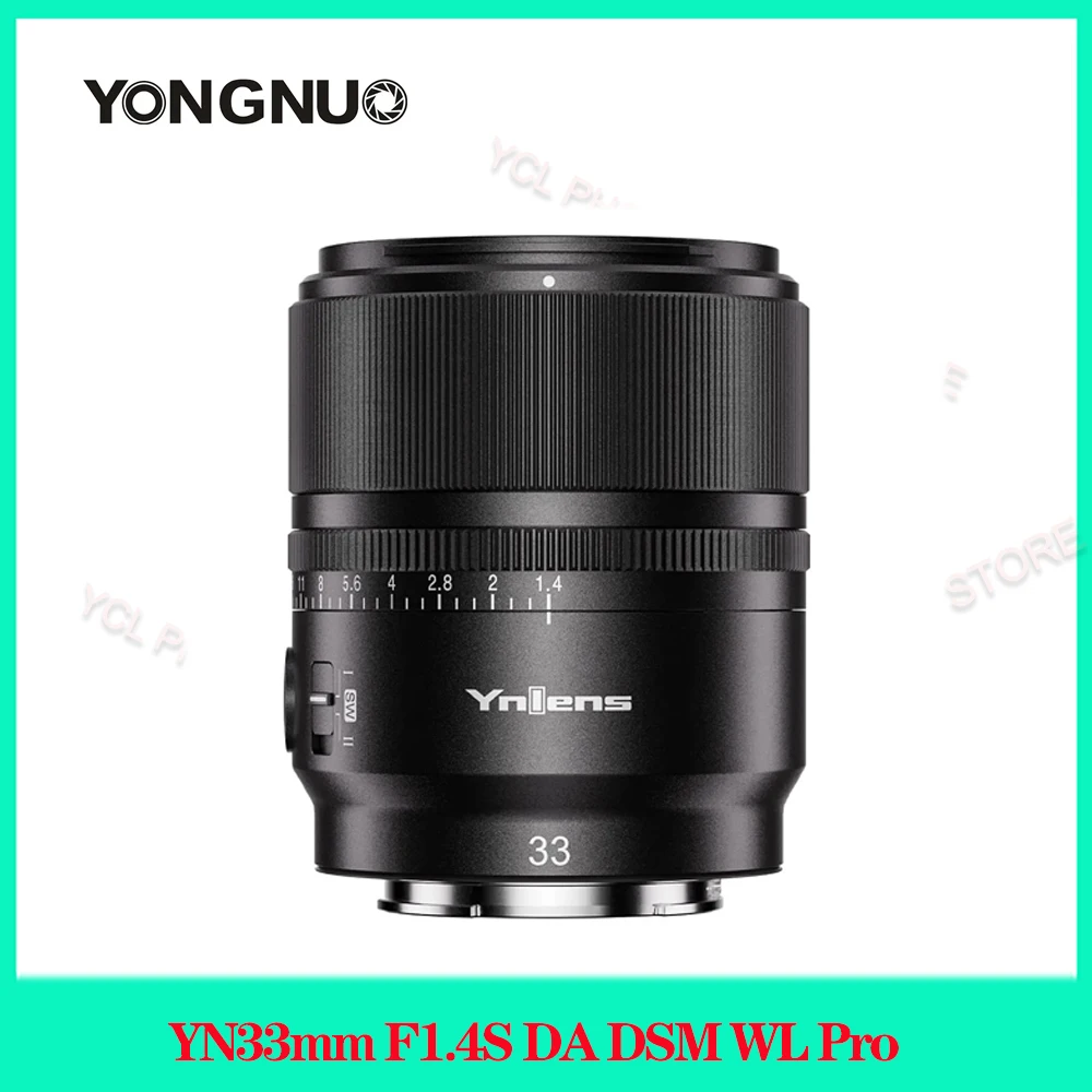 Объектив камеры YONGNUO 33 мм F1.4 YN33mm F1.4S DA DSM WL Pro APS-C объектив с автофокусом для Sony E Mount Cameras for A7 A7III A7RIV
Объектив камеры YONGNUO 33 мм F1.4 YN33mm F1.4S DA DSM WL Pro APS-C объектив с автофокусом для Sony E Mount Cameras for A7 A7III A7RIV