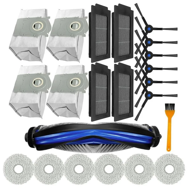 ABGH-For Ecovacs Deebot T50 PRO Robot Vacuum Cleaner Parts Main Brush Hepa Filters Side Brush Dust Bag Mop Cloths
ABGH-For Ecovacs Deebot T50 PRO Robot Vacuum Cleaner Parts Main Brush Hepa Filters Side Brush Dust Bag Mop Cloths