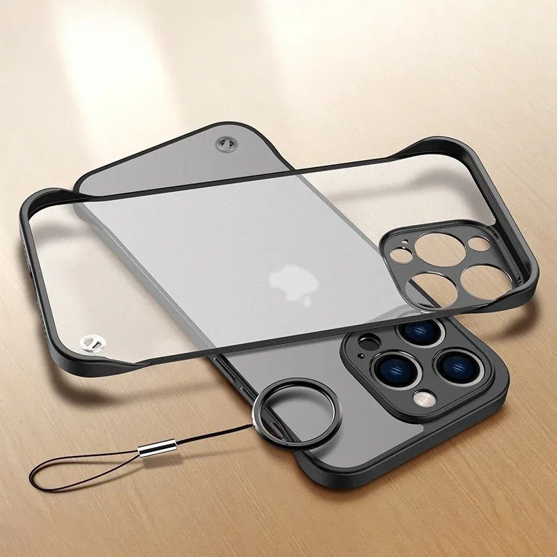 Frameless Ring Case For iPhone 16 Plus 16Pro Plus16 Max Matte PC Hard Silicone Back Cover For iPhone 16 Pro Max 16Pro Case Coque
Frameless Ring Case For iPhone 16 Plus 16Pro Plus16 Max Matte PC Hard Silicone Back Cover For iPhone 16 Pro Max 16Pro Case Coque