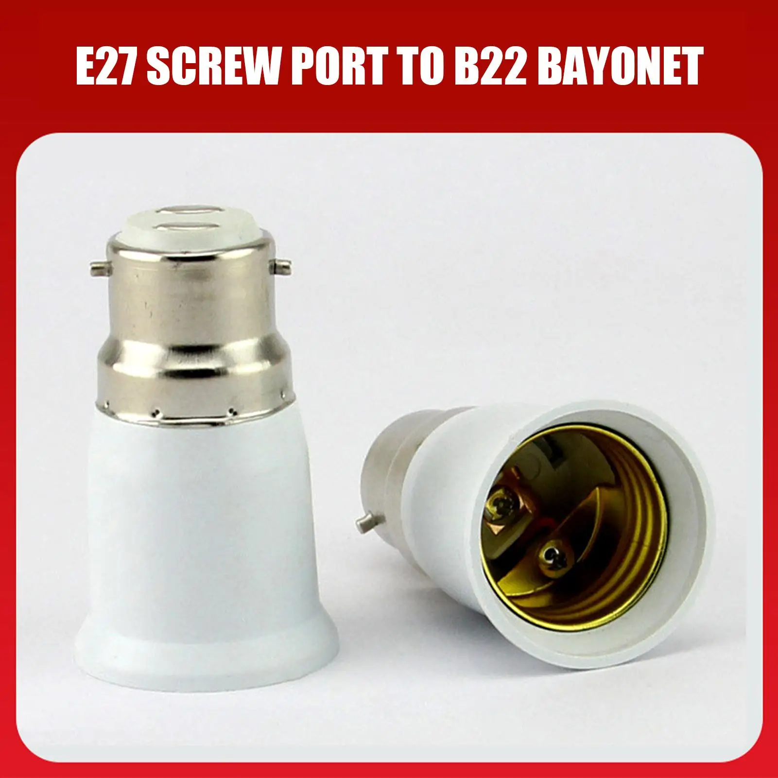 B22-E27/E27-B22 Переходник для цоколя светодиодной лампы Переходник для цоколя лампы Адаптер для цоколя лампы Адаптер для цоколя лампы
B22-E27/E27-B22 Переходник для цоколя светодиодной лампы Переходник для цоколя лампы Адаптер для цоколя лампы Адаптер для цоколя лампы