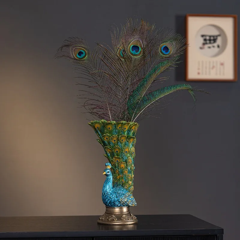 Creative Peacock Vase Decoration Ornaments Modern Home Tabletop Flower Arrangement Flower Pots for Gifts for Friends Вазы
Creative Peacock Vase Decoration Ornaments Modern Home Tabletop Flower Arrangement Flower Pots for Gifts for Friends Вазы