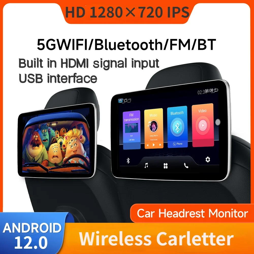 10.1 дюймовый монитор для подголовника дисплей IPS Android 12,0 2G + 32G с USB/HDMI/AV сенсорный экран для автомобильного заднего сиденья плеер онлайн видео
10.1 дюймовый монитор для подголовника дисплей IPS Android 12,0 2G + 32G с USB/HDMI/AV сенсорный экран для автомобильного заднего сиденья плеер онлайн видео