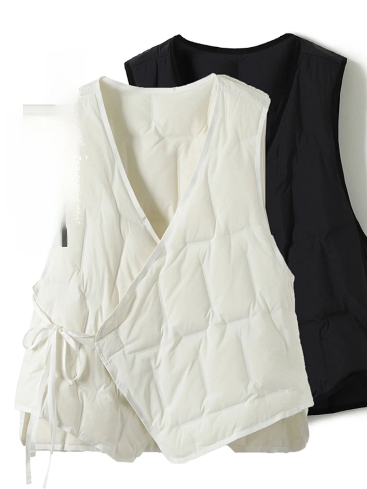 Women's ort Vest Top 2024 Winter Side Bow Design Color Cotton Outerwear Jaet Casual Commute Sle Loose Fit V-Ne
Women's ort Vest Top 2024 Winter Side Bow Design Color Cotton Outerwear Jaet Casual Commute Sle Loose Fit V-Ne