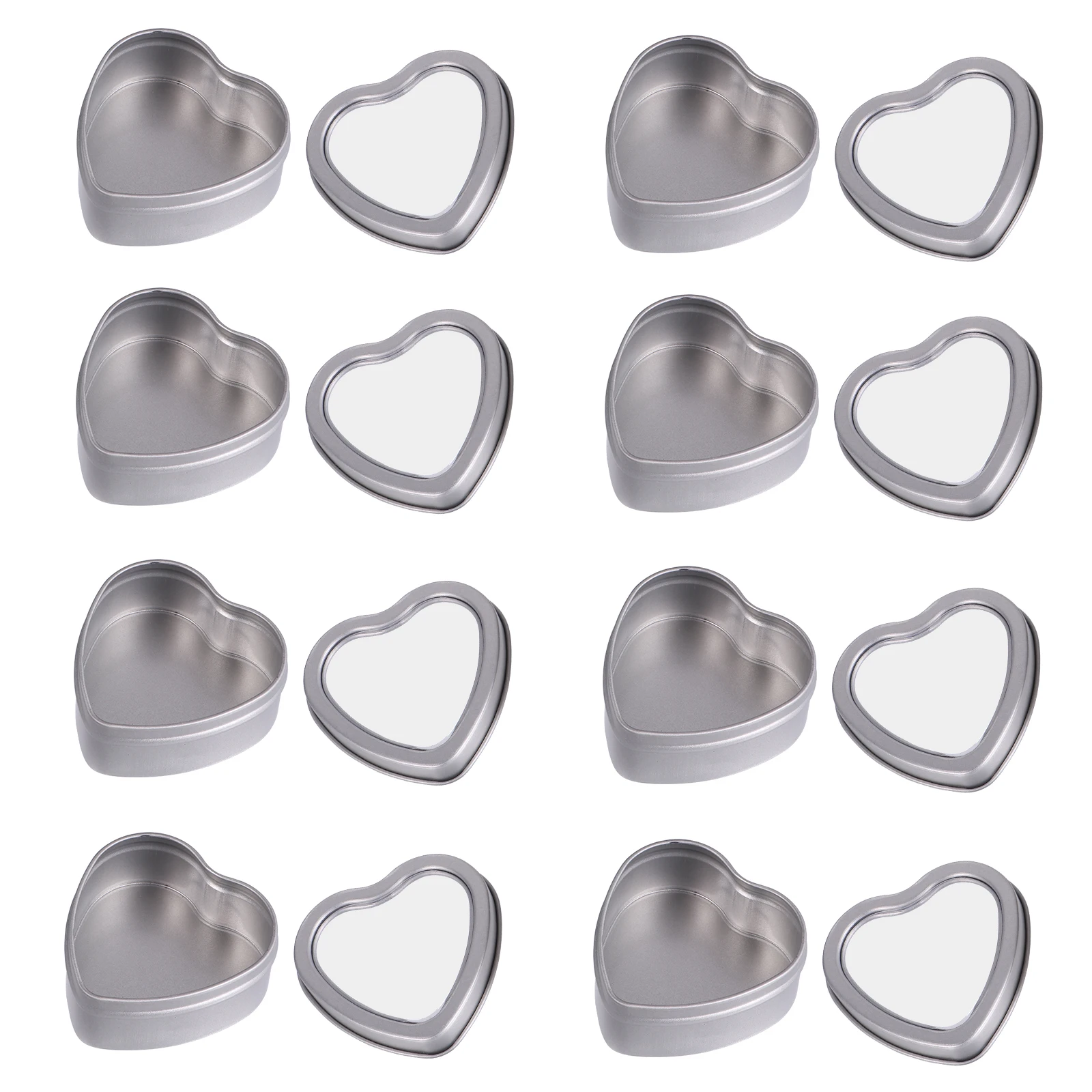 12 Pcs Heart Shaped Candy Box Tinplate Wedding Gift Packaging Transparent Window Storage Box For Candies Gifts
12 Pcs Heart Shaped Candy Box Tinplate Wedding Gift Packaging Transparent Window Storage Box For Candies Gifts