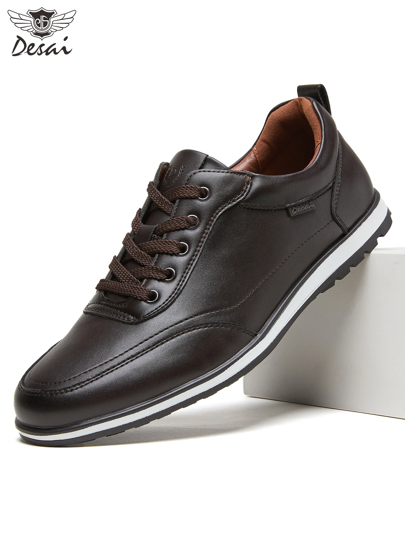 Men's Simple Comfort Sport Shoes with Lacing, Lightweight Casual Sneakers, Trendy Fashion Casual Leather Shoes
Men's Simple Comfort Sport Shoes with Lacing, Lightweight Casual Sneakers, Trendy Fashion Casual Leather Shoes