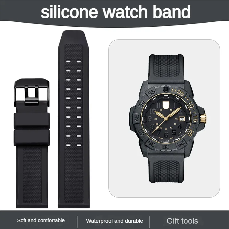 Silicone Watch Strap Substitute For Reminor 3051 Series Straight Interface Rubber Strap 23mm
Silicone Watch Strap Substitute For Reminor 3051 Series Straight Interface Rubber Strap 23mm