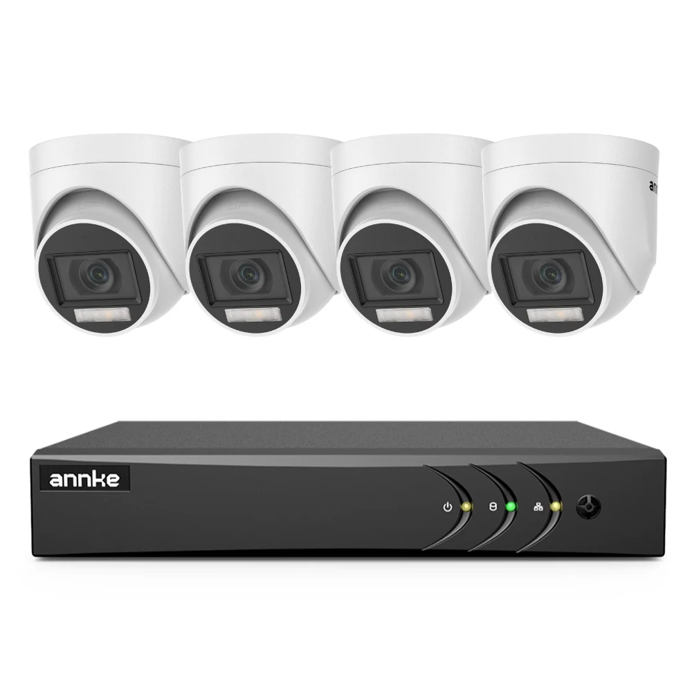 8CH 3K 5MP Hybrid DVR Surveillance System 3K 5MP 4 Pcs Smart Dual Light Motion Detection 2.0 TVI Analog CCTV Camera
8CH 3K 5MP Hybrid DVR Surveillance System 3K 5MP 4 Pcs Smart Dual Light Motion Detection 2.0 TVI Analog CCTV Camera