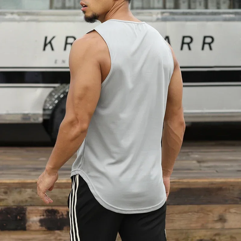 Summer Mens Running Sleeveless Sports T-Shirt Quick Drying Breathable Gym Tank Top for Marathon Training Fitness Basketball Vest
Summer Mens Running Sleeveless Sports T-Shirt Quick Drying Breathable Gym Tank Top for Marathon Training Fitness Basketball Vest