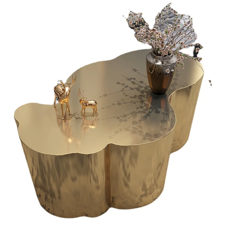 MJL Cloud Tea Table Light Luxury Modern Simple Stainless Steel Special-Shaped Stone Plate High-Grade Home
MJL Cloud Tea Table Light Luxury Modern Simple Stainless Steel Special-Shaped Stone Plate High-Grade Home