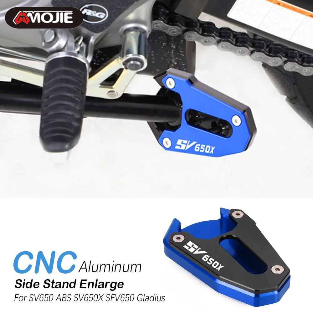 For SUZUKI SV650 SV 650 2015-2022 SV650X 2018-2022 SFV650 SFV 650 Gladius 2009-2017 Kickstand Side Stand Enlarger Support Plate
For SUZUKI SV650 SV 650 2015-2022 SV650X 2018-2022 SFV650 SFV 650 Gladius 2009-2017 Kickstand Side Stand Enlarger Support Plate
