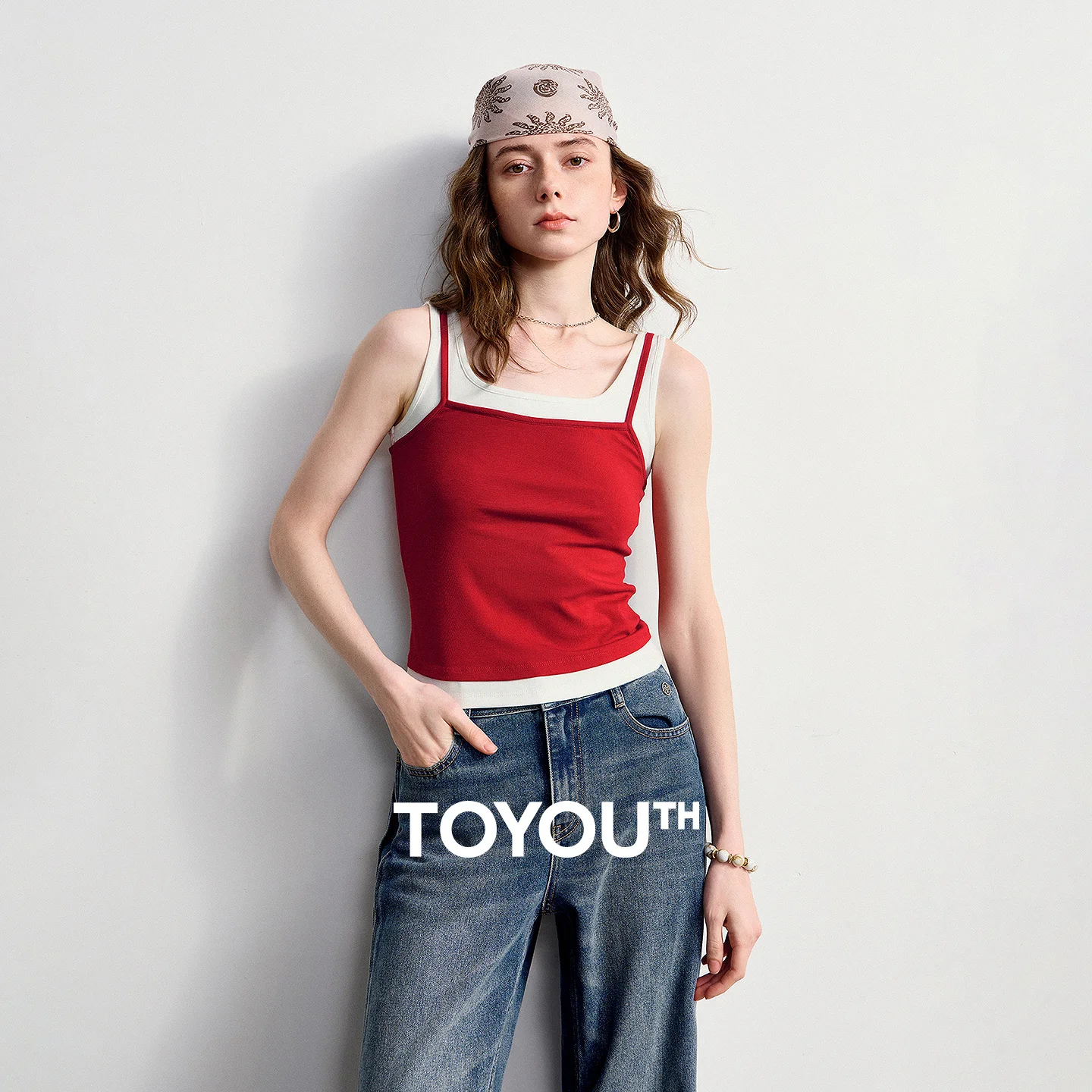 TOYOUTH Women Color Block Patchwork Two-Piece Vest 2026 Summer New Slim Short Chic Layering Muse Style Pullover Tops
TOYOUTH Women Color Block Patchwork Two-Piece Vest 2026 Summer New Slim Short Chic Layering Muse Style Pullover Tops