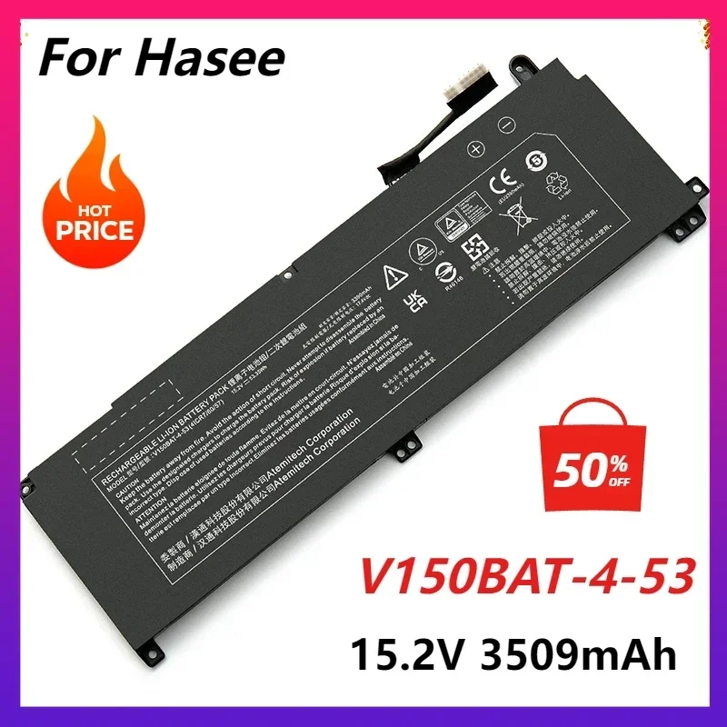 New V150BAT-4-53 Laptop Battery for Hasee Z8 G8 DA5 DA7NP CV15S02 Z8-DA7NP DA7NT CV15S02 G8-DA7NT V150BAT-3-41
New V150BAT-4-53 Laptop Battery for Hasee Z8 G8 DA5 DA7NP CV15S02 Z8-DA7NP DA7NT CV15S02 G8-DA7NT V150BAT-3-41
