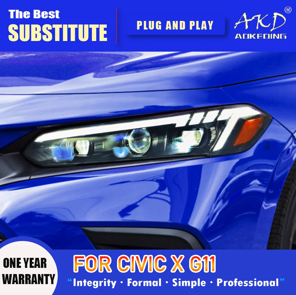 Налобный фонарь AKD для Honda Civic X G11, лампа головного света 2022, фары Civic DRL, сигнал поворота, фара дальнего света, объектив проектора Angel Eye
Налобный фонарь AKD для Honda Civic X G11, лампа головного света 2022, фары Civic DRL, сигнал поворота, фара дальнего света, объектив проектора Angel Eye