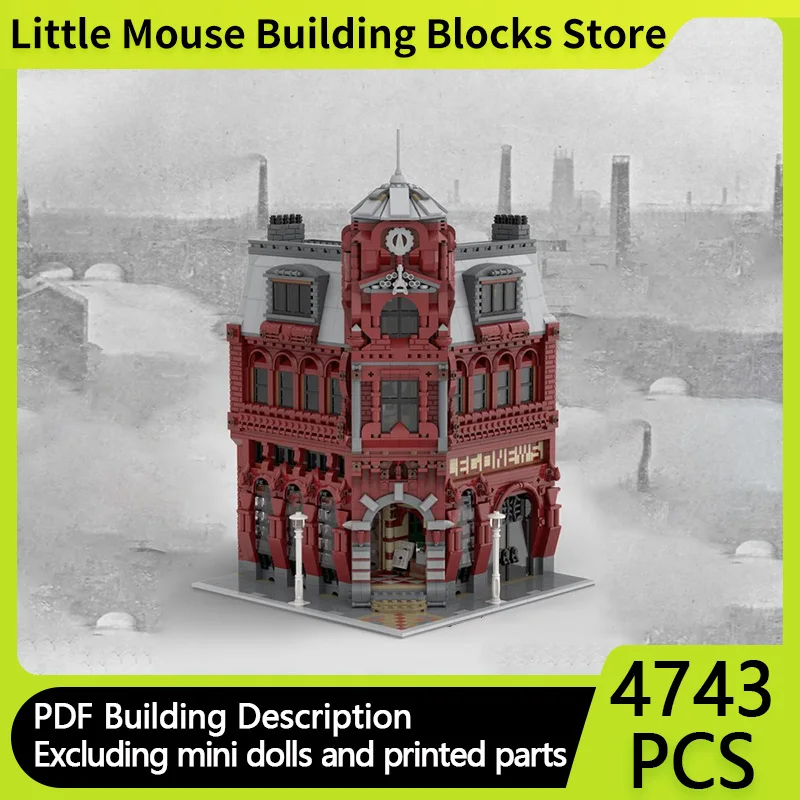 City Street View Model MOC Building Bricks Newspaper Printing House Modular Technology Gifts Holiday Assemble Children Toys Suit
City Street View Model MOC Building Bricks Newspaper Printing House Modular Technology Gifts Holiday Assemble Children Toys Suit