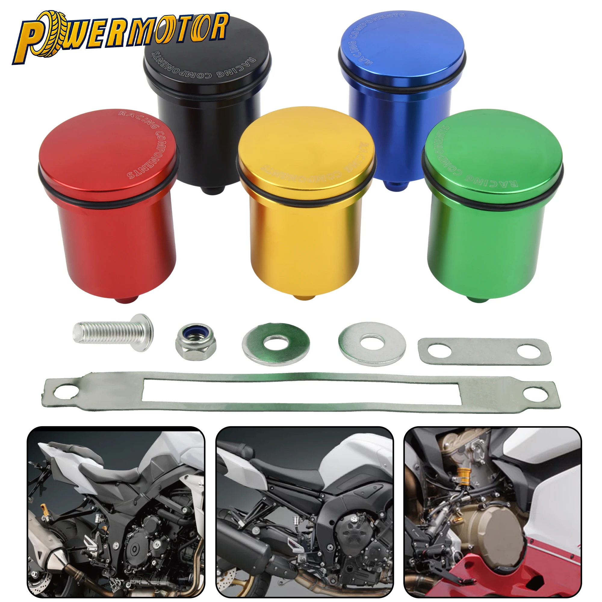 Motorcycle Clutch Brake Oil Reservoir Front Rear Brake Oil Cup Master Cylinder Fluid Storage Tank Aluminum Alloy Universal Parts
Motorcycle Clutch Brake Oil Reservoir Front Rear Brake Oil Cup Master Cylinder Fluid Storage Tank Aluminum Alloy Universal Parts