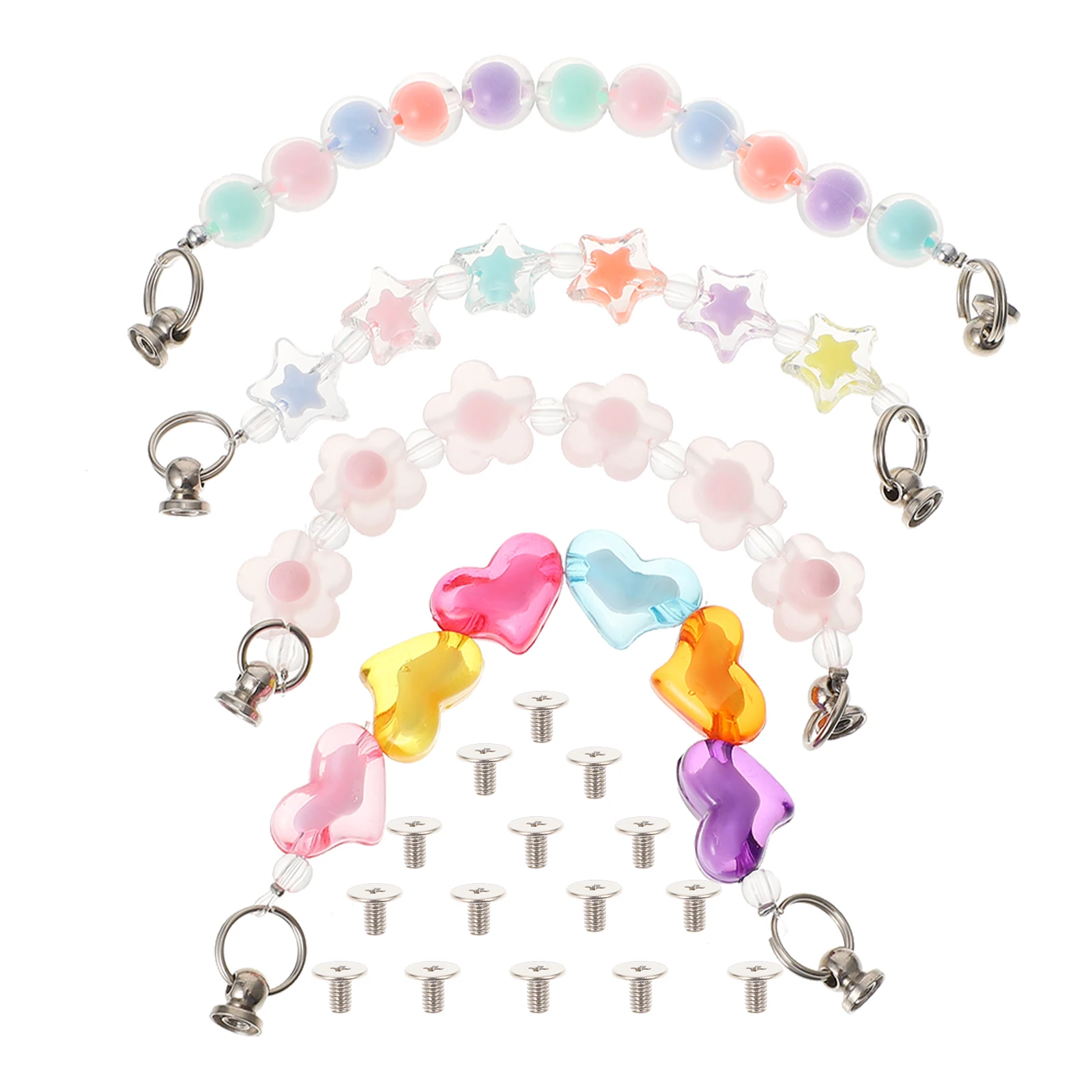 4pcs Acrylic Case Diy Decorative Mobile Phone Cover Unique Shaped Colorful Cellphone Case Accessories Delicate Hand Chain Phone 
4pcs Acrylic Case Diy Decorative Mobile Phone Cover Unique Shaped Colorful Cellphone Case Accessories Delicate Hand Chain Phone