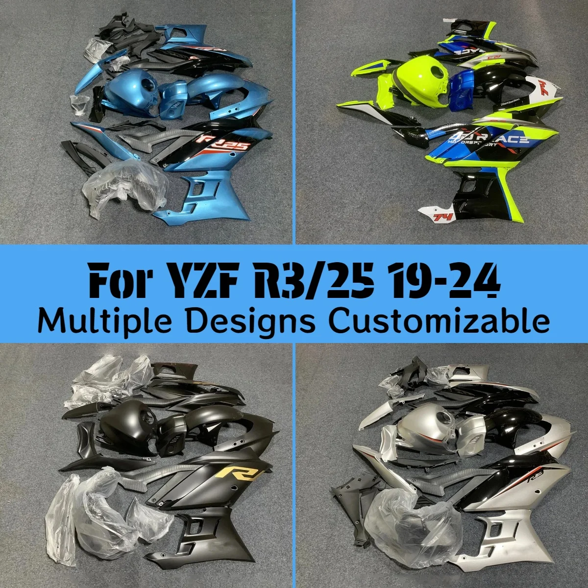 Комплект обтекателей Prime Fairing Set для YAMAHA YZFR3 R25 2019-2024, литые обтекатели, панели кузова для YAMAHA YZFR25 R3 19-24
Комплект обтекателей Prime Fairing Set для YAMAHA YZFR3 R25 2019-2024, литые обтекатели, панели кузова для YAMAHA YZFR25 R3 19-24