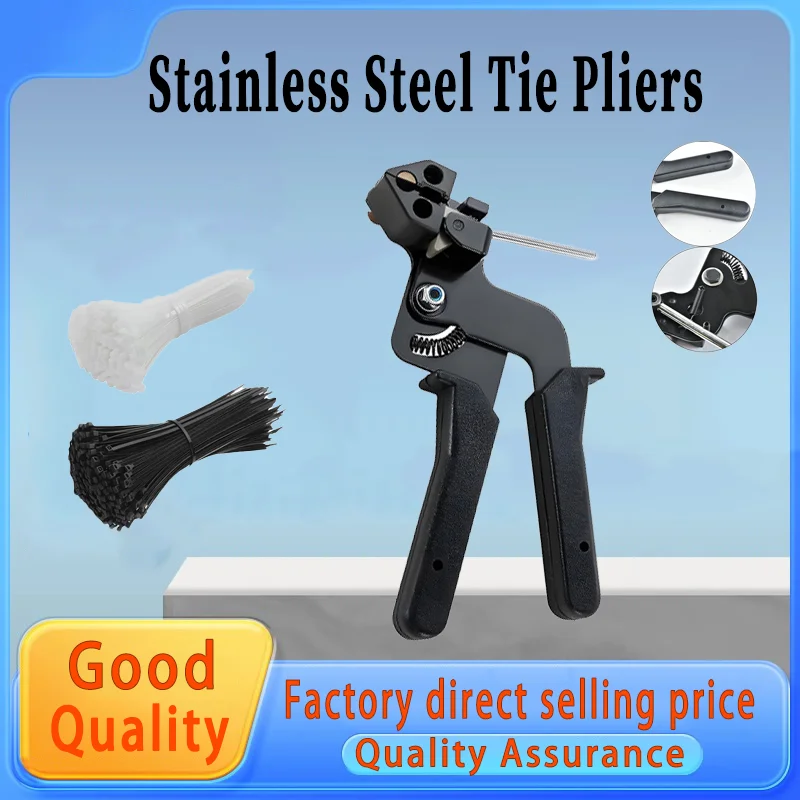 Self-Locking Plastic Nylon Cable Tie 304 Stainless Steel Cable Tie Fastening Cable Strap Tension Cable Tie Plier Cutting Tool
Self-Locking Plastic Nylon Cable Tie 304 Stainless Steel Cable Tie Fastening Cable Strap Tension Cable Tie Plier Cutting Tool