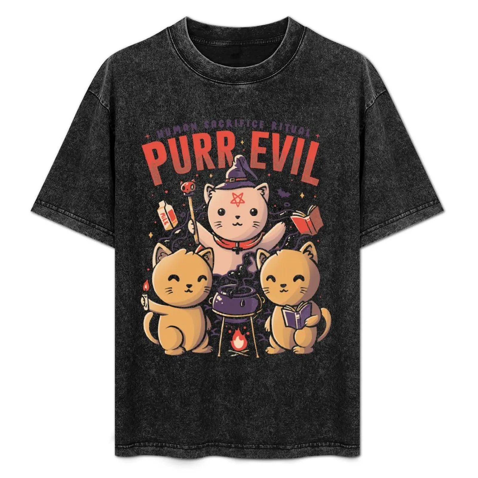 Purr Evil T-Shirt Trendy Casual Short Sleeve Shirt
Purr Evil T-Shirt Trendy Casual Short Sleeve Shirt