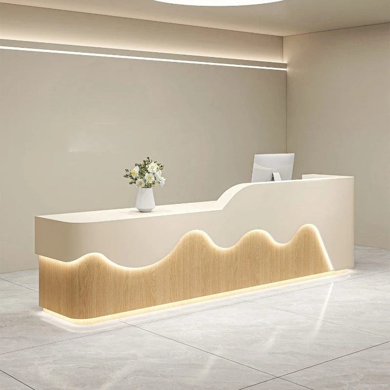 Minimalist Aesthetic Reception Desks Beauty Salon Simple Design Reception Desks Company Unique Mostrador Commercial Furniture
Minimalist Aesthetic Reception Desks Beauty Salon Simple Design Reception Desks Company Unique Mostrador Commercial Furniture