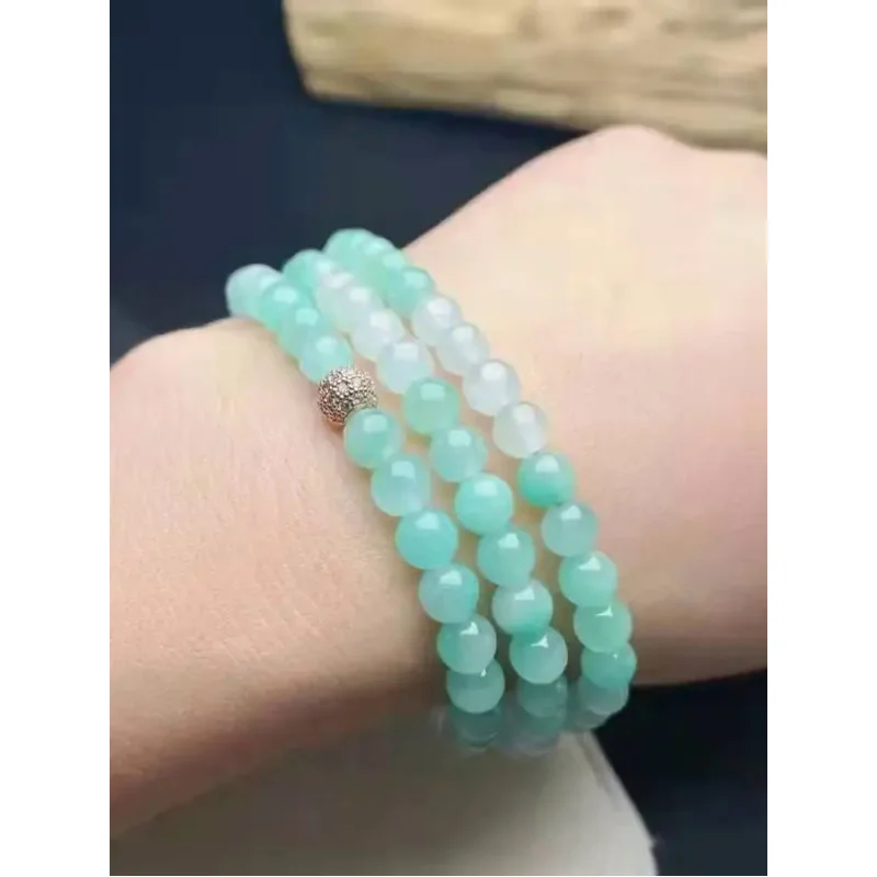 Natural Class A Emerald beads bracelet Necklace accessories jewelry Fashion diy beads jade jewelry women jade gift
Natural Class A Emerald beads bracelet Necklace accessories jewelry Fashion diy beads jade jewelry women jade gift