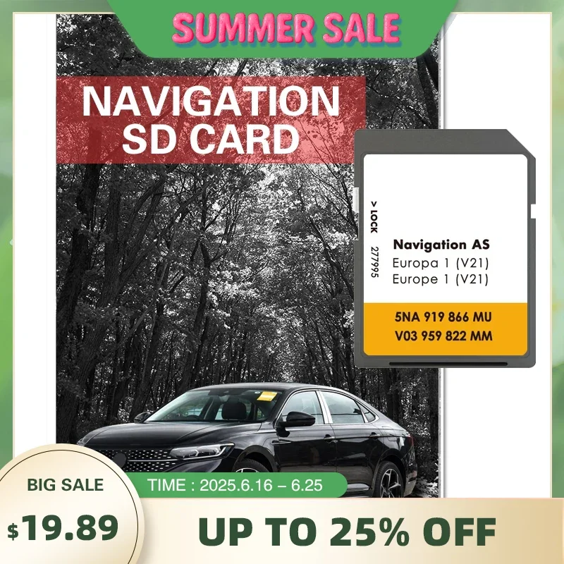 Новейшее обновление 2024 года для VW Discover Media Navigation AS V19 Map UK Europe Sat Nav SD Card 32 ГБ
Новейшее обновление 2024 года для VW Discover Media Navigation AS V19 Map UK Europe Sat Nav SD Card 32 ГБ
