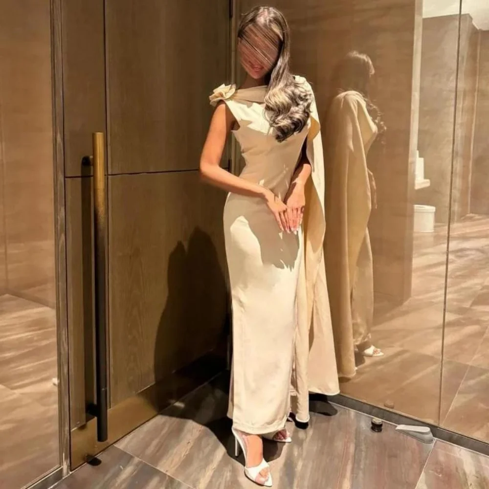 Customized Exquisite High Split Mermaid Evening Dresses Charming Ruched Prom Dresses Flower One Shoulder Party Gown فساتين سهرة
Customized Exquisite High Split Mermaid Evening Dresses Charming Ruched Prom Dresses Flower One Shoulder Party Gown فساتين سهرة