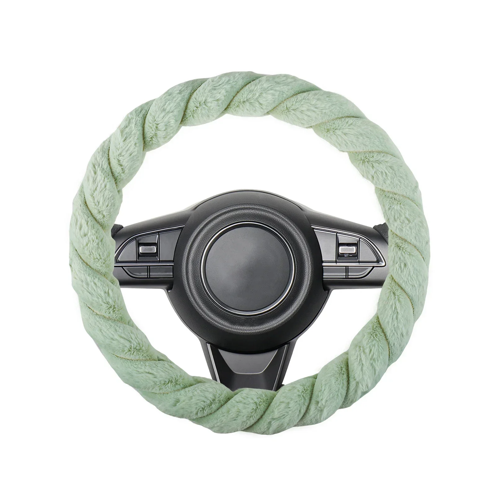 Steering Wheel Cover Plush Steering Wheel Protector Soft Warm Car Steering Wheel Covers Fashion Pure Color Steering Wheel
Steering Wheel Cover Plush Steering Wheel Protector Soft Warm Car Steering Wheel Covers Fashion Pure Color Steering Wheel