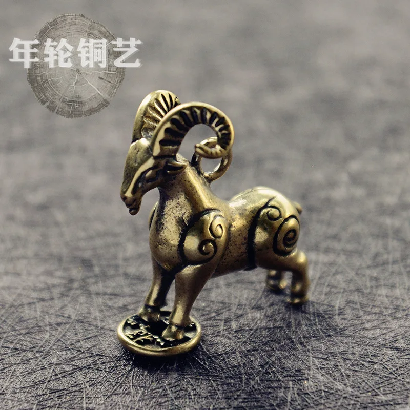 Money-Stepping Wealth-Attracting Pendant Copper Zodiac Keychain Solid Pure Brass Sheep
Money-Stepping Wealth-Attracting Pendant Copper Zodiac Keychain Solid Pure Brass Sheep