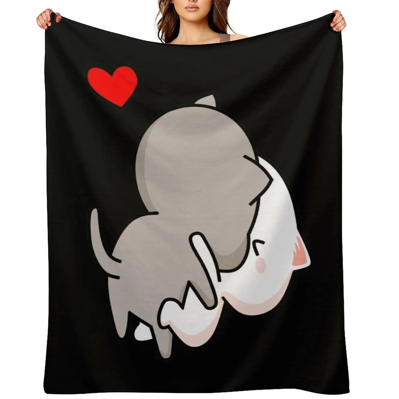 Peach Cat and Goma The Kiss Throw Blanket Beach Decoratives Multi-Purpose Giant Sofa Blankets
Peach Cat and Goma The Kiss Throw Blanket Beach Decoratives Multi-Purpose Giant Sofa Blankets