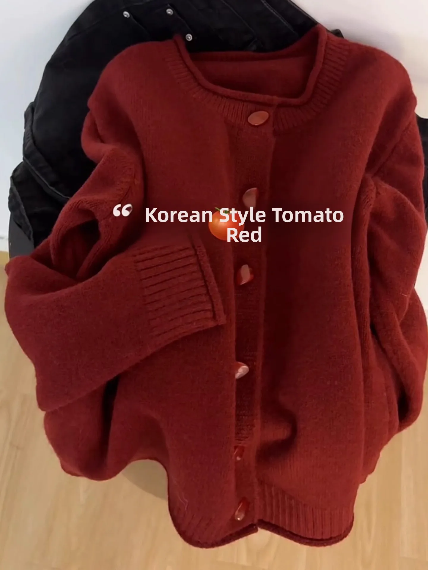 Soft Thiened Bear Fur Knitted Sweater Women's Outerwear Autumn Winter New Sle Korean Gentle ato Red Open Cardigan
Soft Thiened Bear Fur Knitted Sweater Women's Outerwear Autumn Winter New Sle Korean Gentle ato Red Open Cardigan
