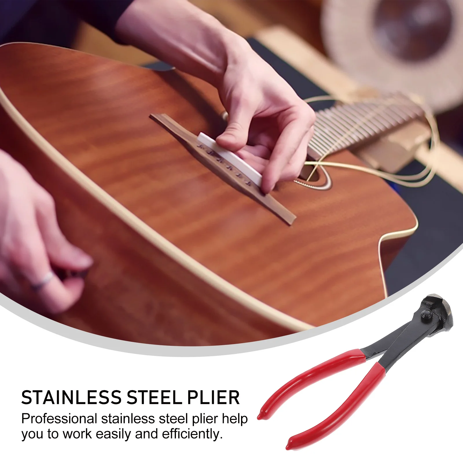 1Pcs Guitar Use Plier Stainless Steel Cutter Small Size Easy Storage Stainless Steel Plier Strings Cutter Guitar Use Tool
1Pcs Guitar Use Plier Stainless Steel Cutter Small Size Easy Storage Stainless Steel Plier Strings Cutter Guitar Use Tool