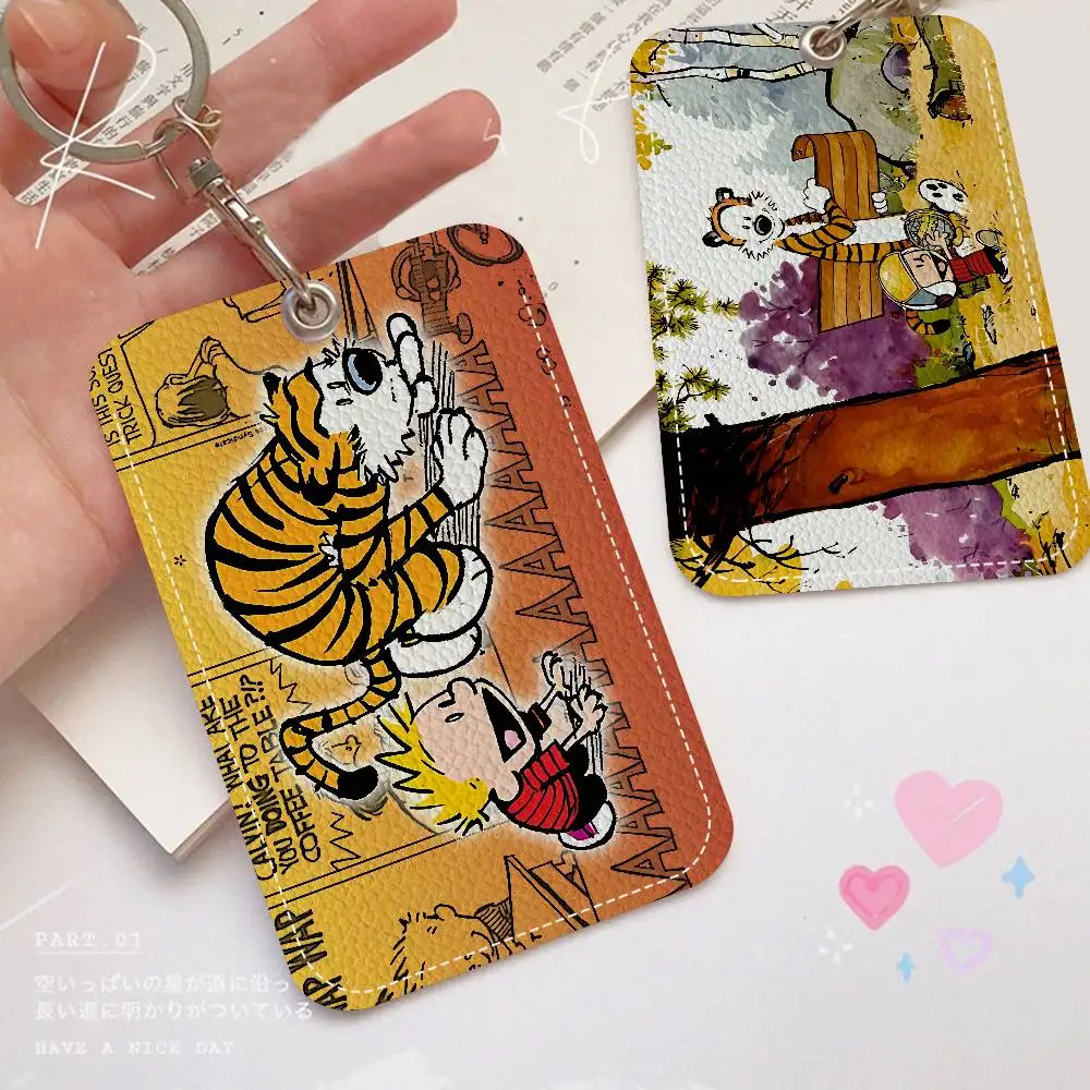 Кожаный держатель для карт в стиле Калвина и Хоббса с брелоком — премиальная защита для банковских карт, карт метро и автобусов
Кожаный держатель для карт в стиле Калвина и Хоббса с брелоком — премиальная защита для банковских карт, карт метро и автобусов