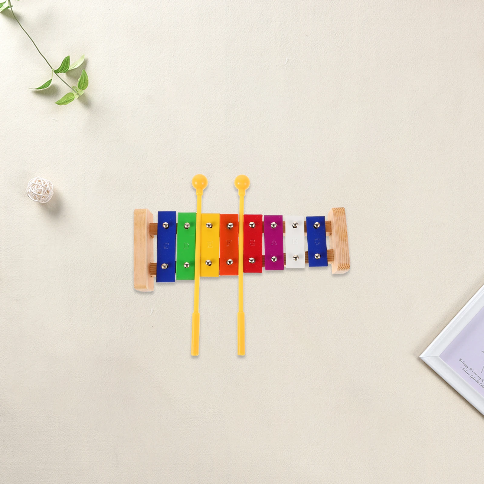 1 Set 8-Note Wooden Xylophone Percussion Instrument Montessori Music Cognitive Development Learning Tool Metal Keys
1 Set 8-Note Wooden Xylophone Percussion Instrument Montessori Music Cognitive Development Learning Tool Metal Keys