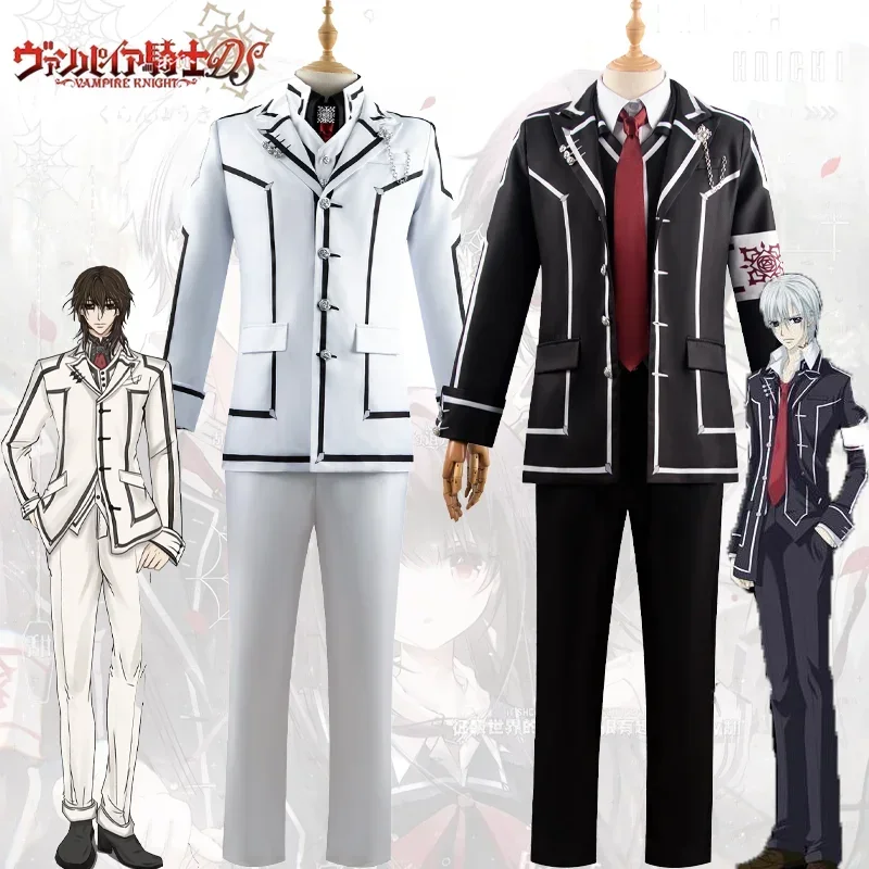 SN66 Anime Vampire Knight Kiryu Zero Clan Kaname Cosplay Costume Black White Suit Uniform Halloween Party Play Clothes for AW&C@
SN66 Anime Vampire Knight Kiryu Zero Clan Kaname Cosplay Costume Black White Suit Uniform Halloween Party Play Clothes for AW&C@