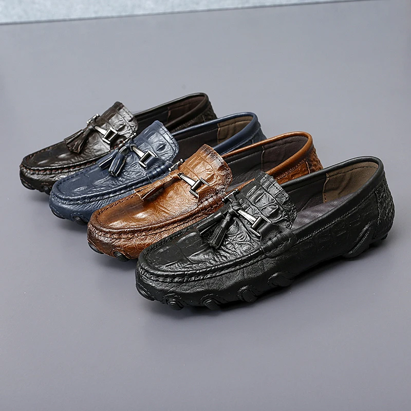 High Quality Designer Tassel Exquisite Casual Shoes Men Loafers Non-slip Flats Slip-On Handmade Genuine Leather Leather Shoes
High Quality Designer Tassel Exquisite Casual Shoes Men Loafers Non-slip Flats Slip-On Handmade Genuine Leather Leather Shoes