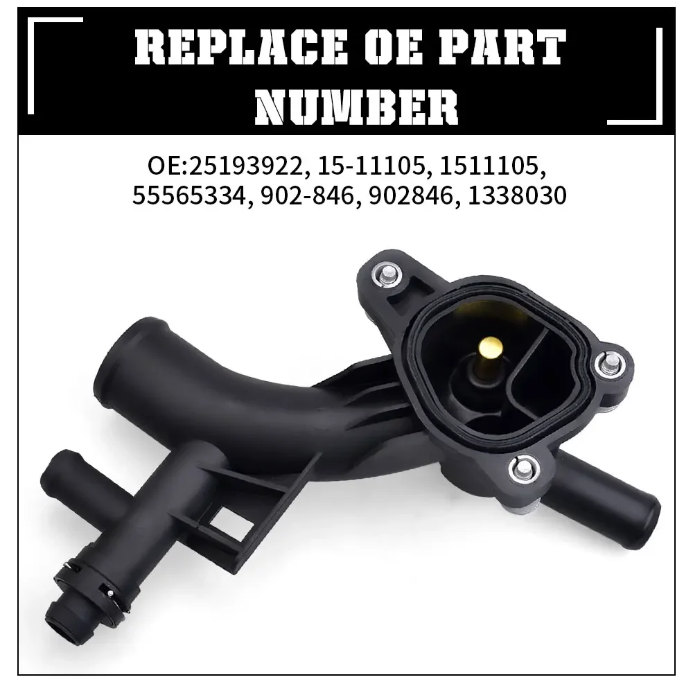 25193922 Engine Coolant Thermostat and Housing Assembly Radiator Coolant Thermostat Housing Equipment for Chevrolet
25193922 Engine Coolant Thermostat and Housing Assembly Radiator Coolant Thermostat Housing Equipment for Chevrolet