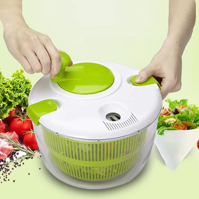 Plastic Vegetable Fruit Salas Washer Spin-dry Basket 5L Manual Spiral Rotary Dryer Drain Basket
Plastic Vegetable Fruit Salas Washer Spin-dry Basket 5L Manual Spiral Rotary Dryer Drain Basket