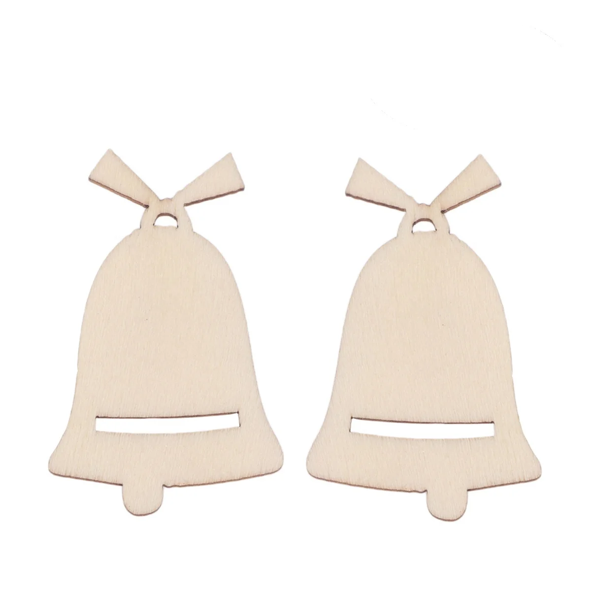 10Pcs Wood Jingle Bell Decorations Laser-Cut Veneer Slices Smooth Both Sides Christmas Xmas Tree Pendant DIY Craft Supplies
10Pcs Wood Jingle Bell Decorations Laser-Cut Veneer Slices Smooth Both Sides Christmas Xmas Tree Pendant DIY Craft Supplies