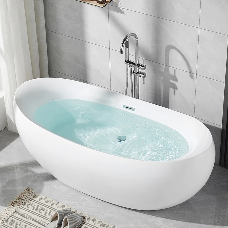Hotel Free-standing Acrylic Bathtub Solid Surface Outdoor Bathtub Soaking Bathtub
Hotel Free-standing Acrylic Bathtub Solid Surface Outdoor Bathtub Soaking Bathtub