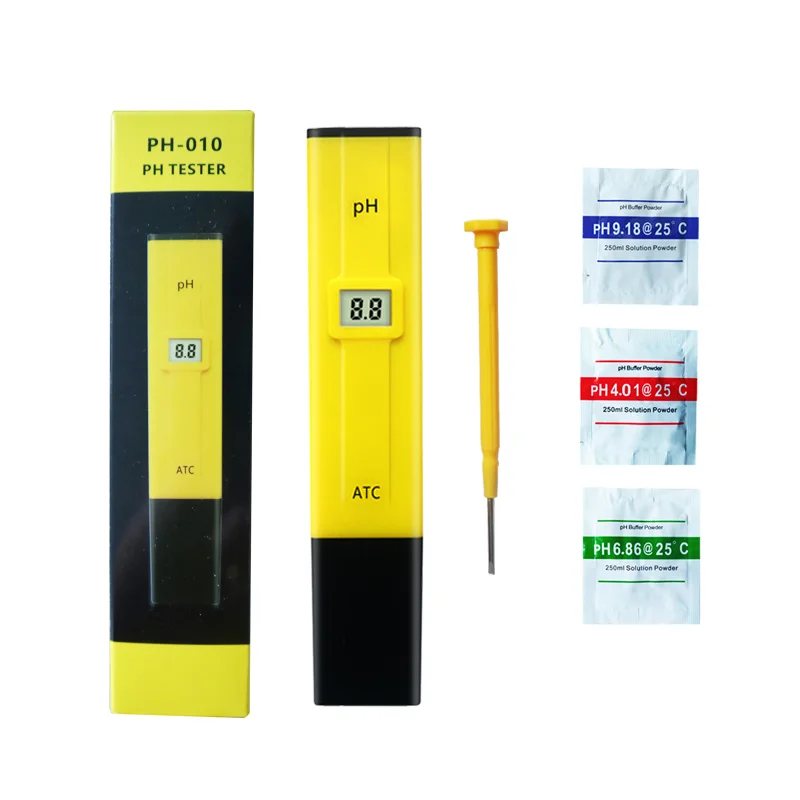 PH Meter Digital PH Tester Water Quality Testers Acidity Measure Device Water Pool Aquarium Hydroponics Home Brew 0-14pH
PH Meter Digital PH Tester Water Quality Testers Acidity Measure Device Water Pool Aquarium Hydroponics Home Brew 0-14pH