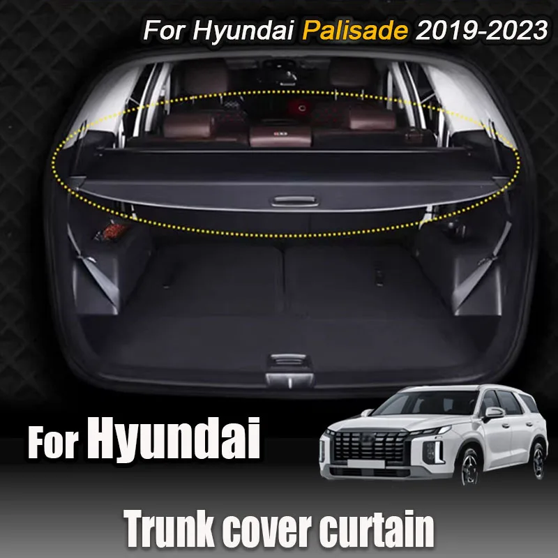 Для Hyundai Palisade 2019 2020 2022 2023, крышка багажника, занавеска, крышка хвостового ящика, модификация автомобильного интерьера
Для Hyundai Palisade 2019 2020 2022 2023, крышка багажника, занавеска, крышка хвостового ящика, модификация автомобильного интерьера
