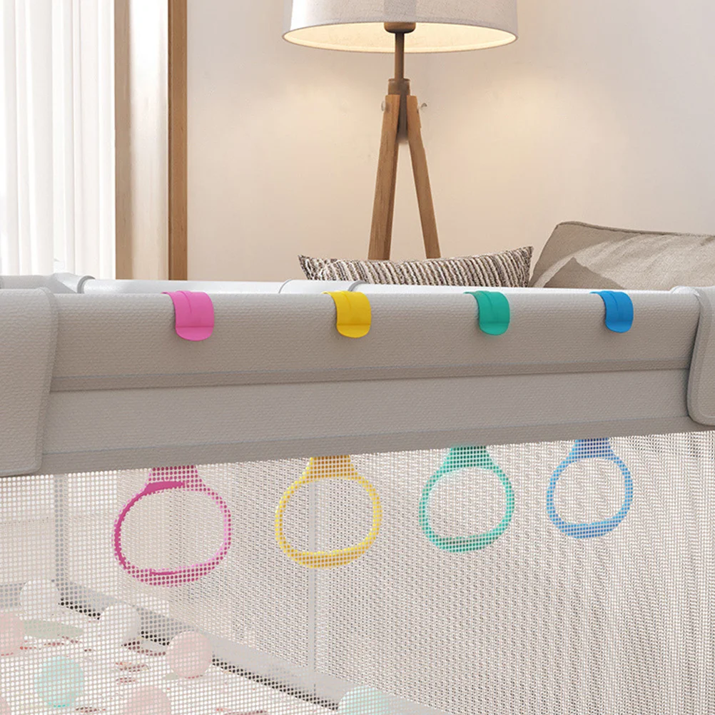 8Pcs Baby Standing Safety Ring Infant Nursery Cot Pull Rings Walking Assist Training Tool for Learning to Stand
8Pcs Baby Standing Safety Ring Infant Nursery Cot Pull Rings Walking Assist Training Tool for Learning to Stand