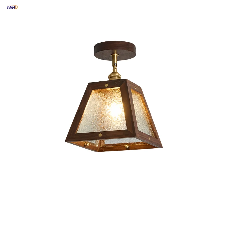 IWHD Wood Vintage LED Ceiling Light Fixture Bathroom Kitchen Corridor Home Decor Retro Flower Glass Copper Rotate Ceiling Lamp
IWHD Wood Vintage LED Ceiling Light Fixture Bathroom Kitchen Corridor Home Decor Retro Flower Glass Copper Rotate Ceiling Lamp