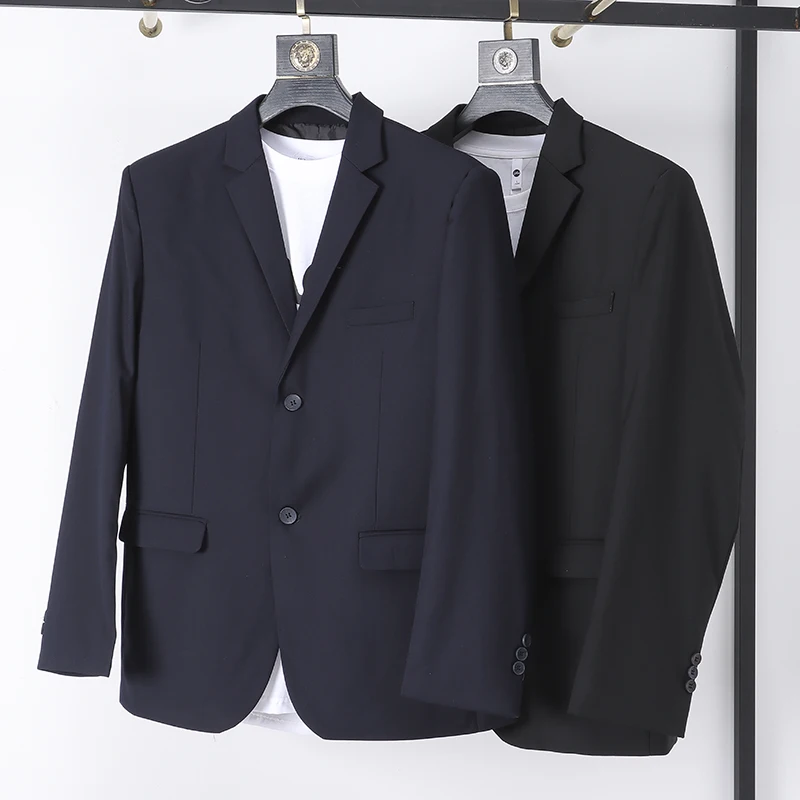 Casual Business Men's Suit Jacket Fashionable Urban Style Long Sleeve Standard Fit Pure Color Flat Collar Two Buttons
Casual Business Men's Suit Jacket Fashionable Urban Style Long Sleeve Standard Fit Pure Color Flat Collar Two Buttons