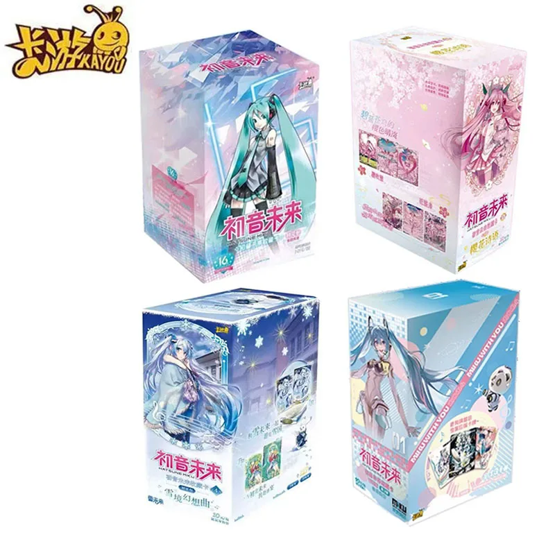 KAYOU Genuine Hatsune Miku Card Sakura Poetry Chujianbao Animation Cartoon Game Collection Cards Peripheral Kids Toy Girl Gift
KAYOU Genuine Hatsune Miku Card Sakura Poetry Chujianbao Animation Cartoon Game Collection Cards Peripheral Kids Toy Girl Gift