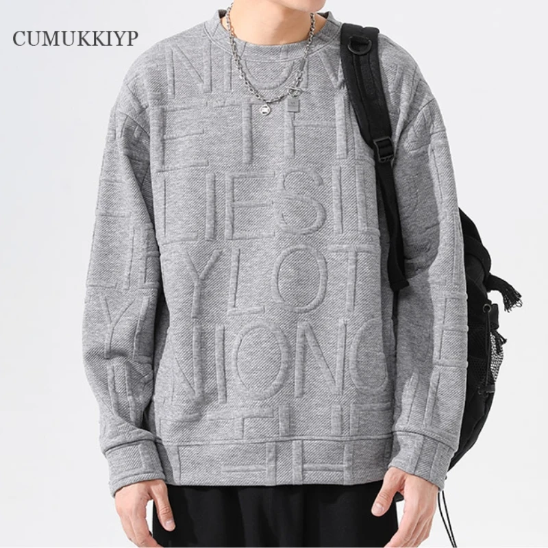 Men Sweatshirt Gray High Street Gothic Letter Long Sleeved T Shirt Men Fashion Casual Brand Round Neck Pullover Top Black White
Men Sweatshirt Gray High Street Gothic Letter Long Sleeved T Shirt Men Fashion Casual Brand Round Neck Pullover Top Black White